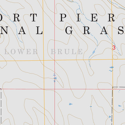 Fort George Butte NW, SD FSTopo Preview 2
