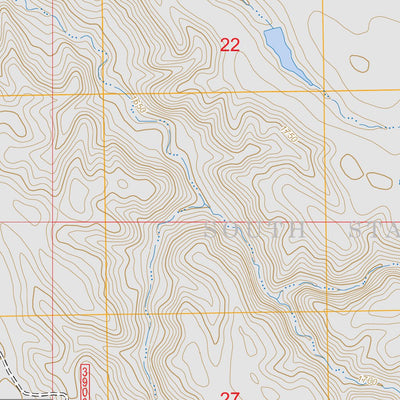 Fort George Butte NW, SD FSTopo Preview 3
