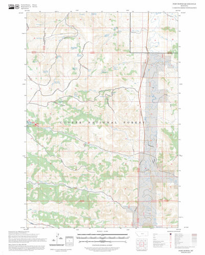 Fort Howes, MT FSTopo Preview 1