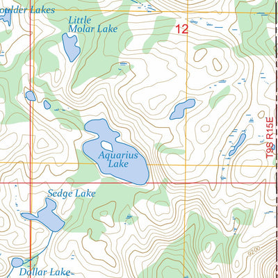 Fossil Lake, MT-WY FSTopo Preview 2