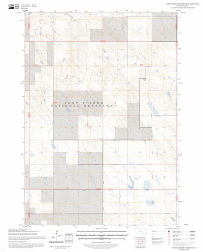 Fort George Butte SW, SD FSTopo Preview 1