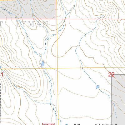 Fort George Butte SW, SD FSTopo Preview 2