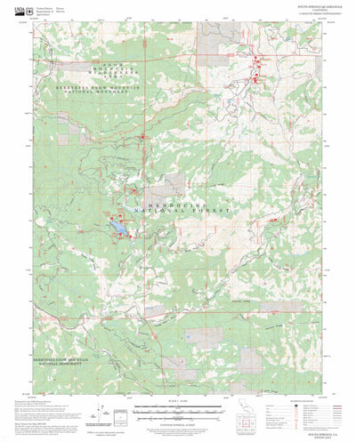 Fouts Springs, CA FSTopo Preview 1