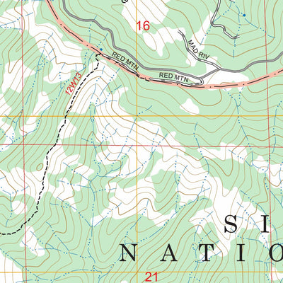 Four Corners Rock, CA FSTopo Preview 3