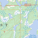 Fourtown Lake, MN FSTopo Preview 3