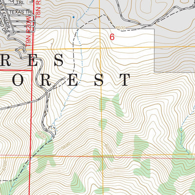 Frazier Mountain, CA FSTopo Preview 2