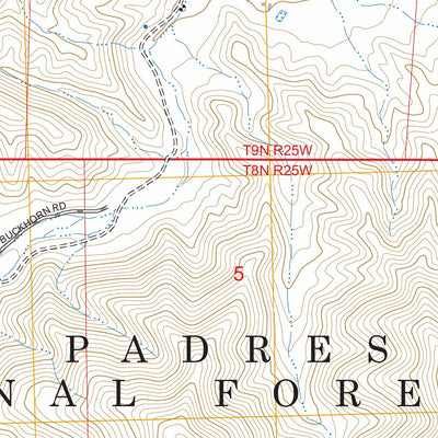 Fox Mountain, CA FSTopo Preview 2