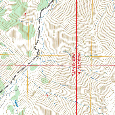 Francs Peak, WY FSTopo Preview 3