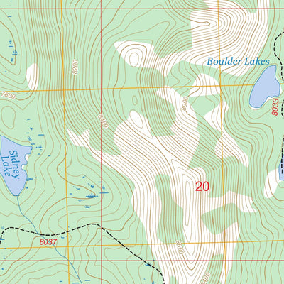 Fred Burr Lake, MT FSTopo Preview 3