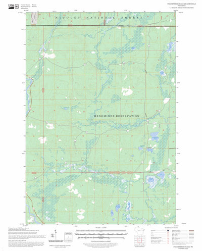 Fredenberg Lake, WI FSTopo Preview 1
