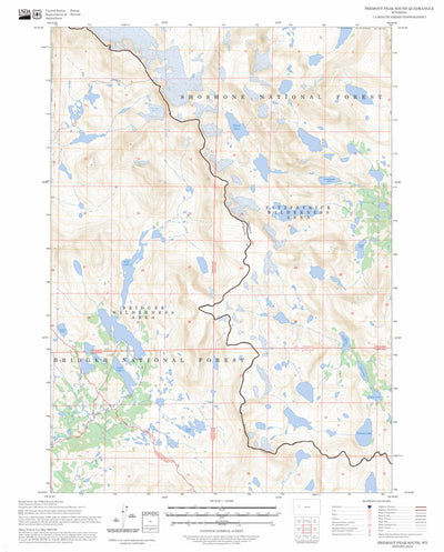 Fremont Peak South, WY FSTopo Preview 1