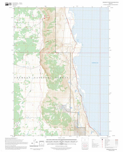 Fremont Point, OR FSTopo Preview 1