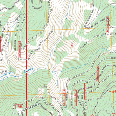 French Basin, MT FSTopo Preview 3