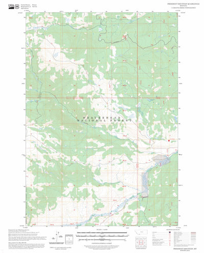 Freezeout Mountain, MT FSTopo Preview 1