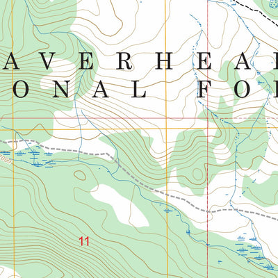 Freezeout Mountain, MT FSTopo Preview 2