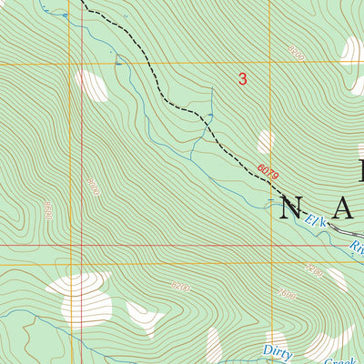 Freezeout Mountain, MT FSTopo Preview 3