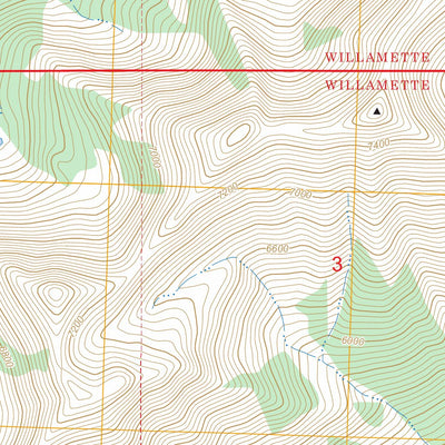 Frosty Creek, WA-BC FSTopo Preview 3