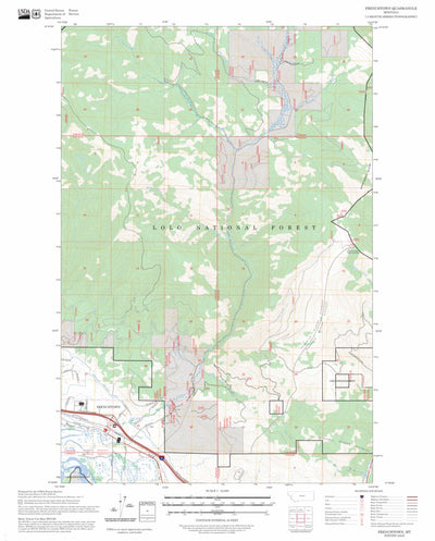 Frenchtown, MT FSTopo Preview 1