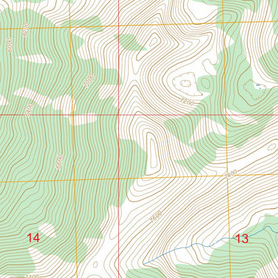 Gable Peaks, MT FSTopo Preview 3