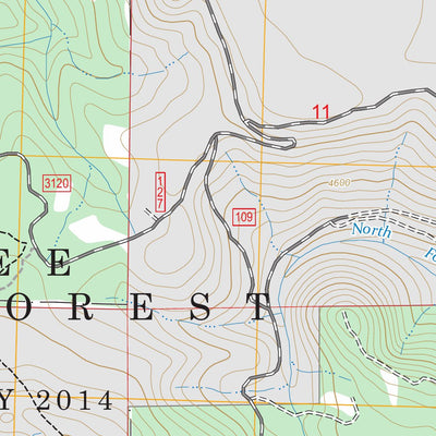 Frost Mountain, WA FSTopo Preview 2