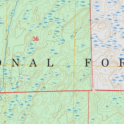 Gabbro Lake, MN FSTopo Preview 2