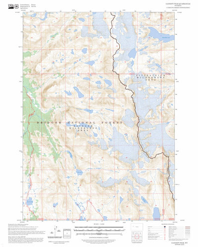 Gannett Peak, WY FSTopo Preview 1