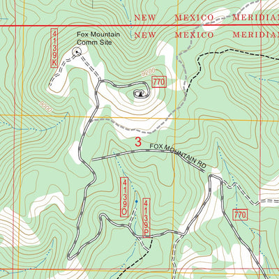 Gallo Mountains West, NM FSTopo Preview 3