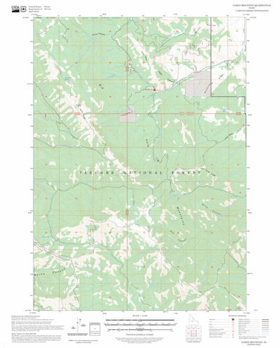 Garns Mountain, ID FSTopo Preview 1