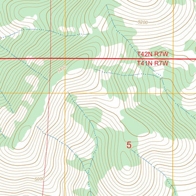 Gazelle Mountain, CA FSTopo Preview 2