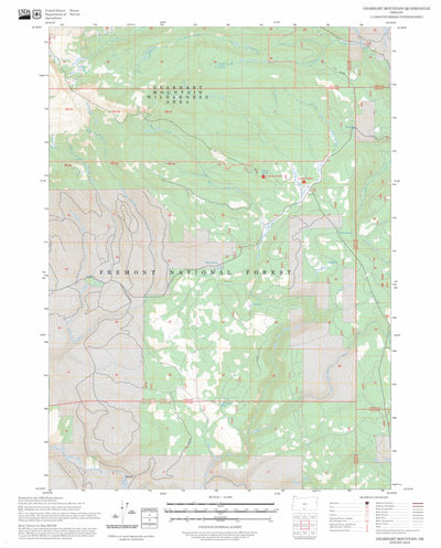 Gearhart Mountain, OR FSTopo Preview 1