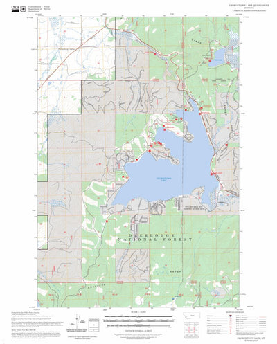 Georgetown Lake, MT FSTopo Preview 1