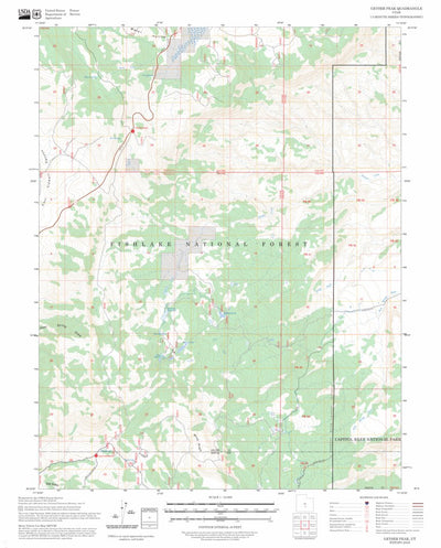 Geyser Peak, UT FSTopo Preview 1