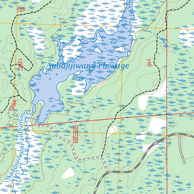 Gates Lake, WI FSTopo Preview 3