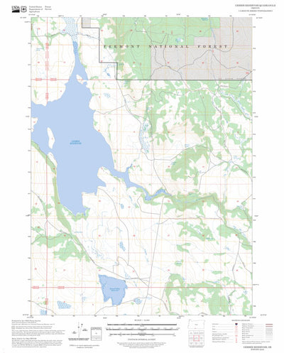 Gerber Reservoir, OR FSTopo Preview 1