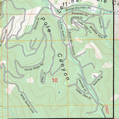 George Mountain, UT FSTopo Preview 3