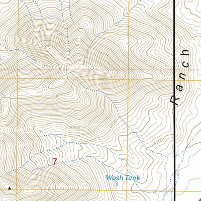 Gillespie Mountain, AZ FSTopo Preview 3