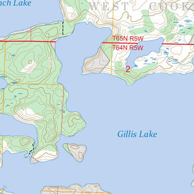 Gillis Lake, MN FSTopo Preview 2