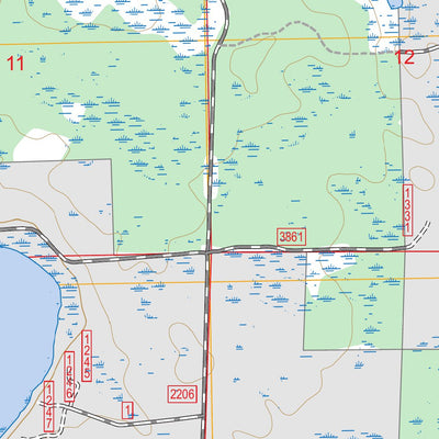 Gimmer Lake, MN FSTopo Preview 2