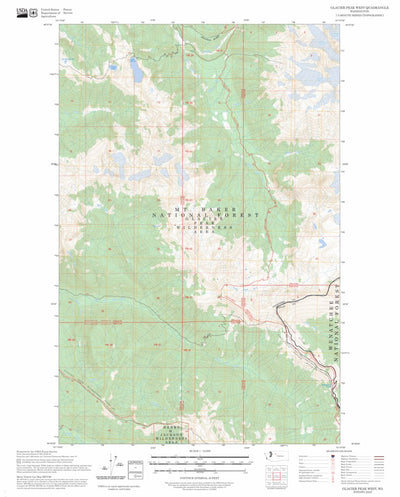 Glacier Peak West, WA FSTopo Preview 1