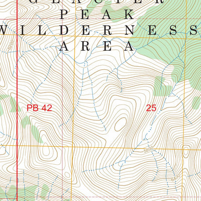Glacier Peak West, WA FSTopo Preview 2