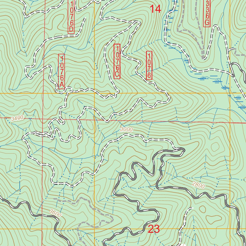 Gleason Mountain, WA-ID FSTopo Map by US Forest Service - Topo | Avenza ...