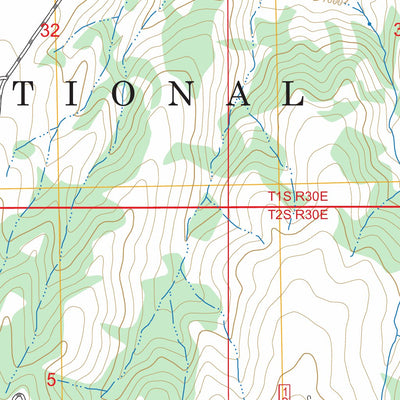 Glass Mountain, CA FSTopo Preview 2