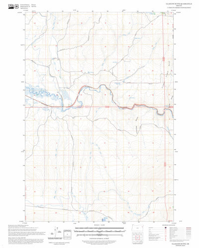 Glasgow Butte, OR FSTopo Preview 1