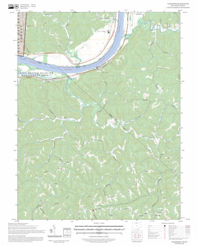 Glenwood, WV-OH FSTopo Preview 1
