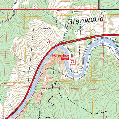 Glenwood Springs, CO FSTopo Preview 2