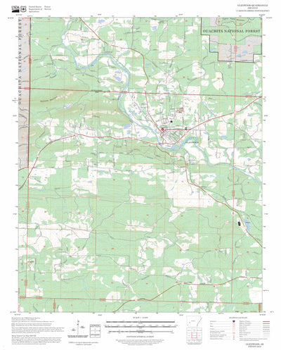 Glenwood, AR FSTopo Preview 1