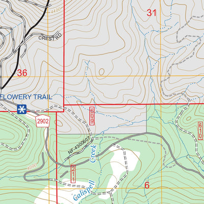 Goddards Peak, WA FSTopo Preview 2