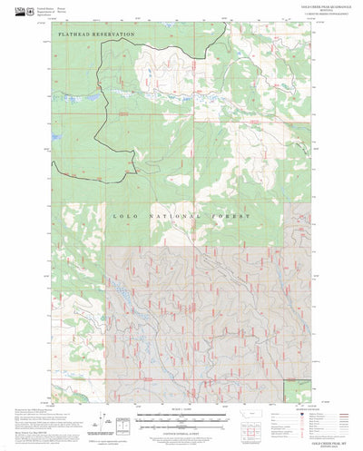 Gold Creek Peak, MT FSTopo Preview 1