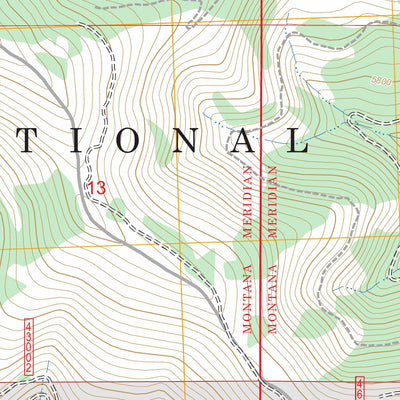 Gold Creek Peak, MT FSTopo Preview 2