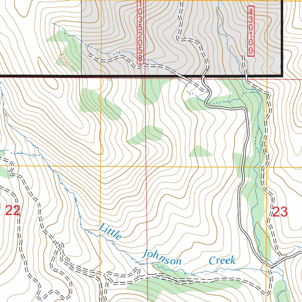 Goodrich, ID FSTopo Map by US Forest Service - Topo | Avenza Maps
